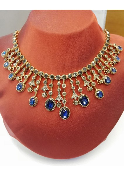 - Yakut Swarovski Taşlı Elmas Montür Gerdanlık Küpe Yüzük Bileklik Set Sevgiliye Hediye fiyatları