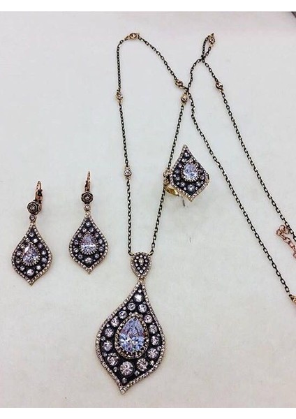 - Swarovski Elite Elmas Montür Set Sevgiliye Hediye
