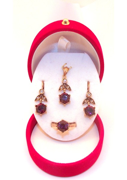 - Elmas Montür Set Renk Çeşidiyle Beyaz - Yeşil - Kırmızı - Mor Taş Seçeneği - Sevgiliye Hediye fiyatları