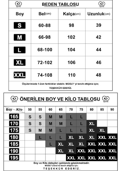 Unisex Koşu ve Antrenman Sporcu Şortu - Xl Beden Siyah modelleri