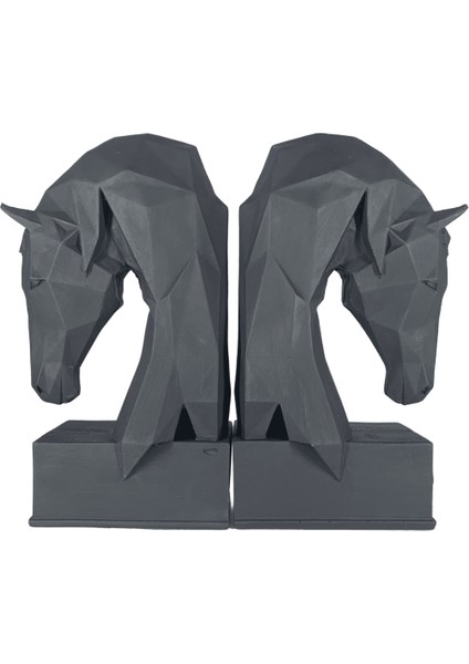 2'li Kübik At Kitap Tutucu Dekoratif Biblo fiyatları