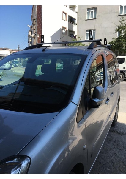 Renault Kangoo 1 1996 - 2007 Arası Için Venüs Ara Atkı Seti Portbagaj Tavan Taşıyıcı Seti Gri