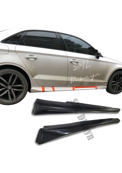Audi A3 YAN-MARŞPIYEL-SEDAN-2013-2017-YAN-EK-TAKIMI (Plastik)
