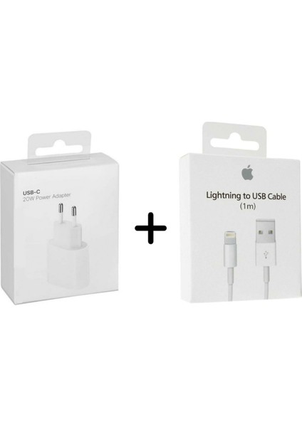 iPhone 20W Adaptör ve 1 Metre Lightning Kablo