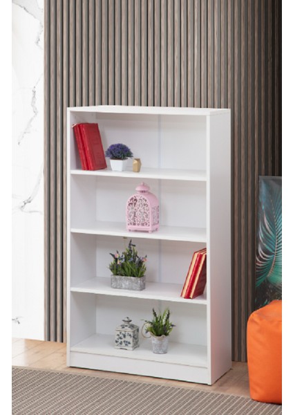Sıpaın Kitaplık Modern Kitaplık 4 Raflı Kitaplık