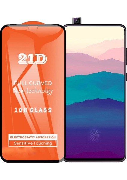 Samsung A90 Ekran Koruyucu 21D Tam Kaplayan Kavisli