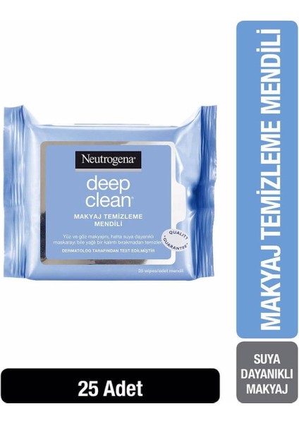 Neutrogena Makyaj Temizleme Mendili Deep Clean 24'lü