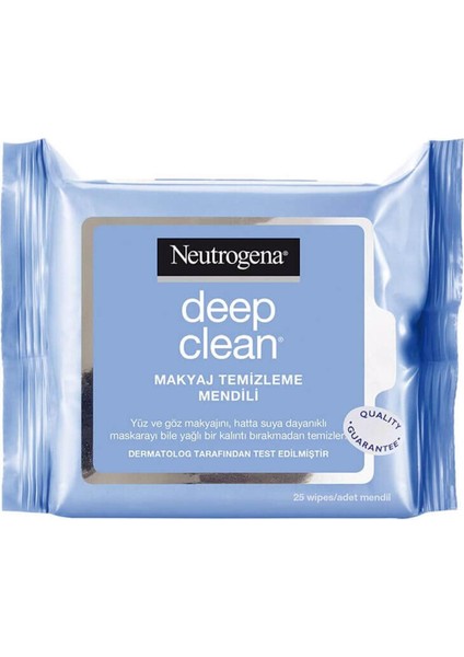 Neutrogena Makyaj Temizleme Mendili Deep Clean 24'lü