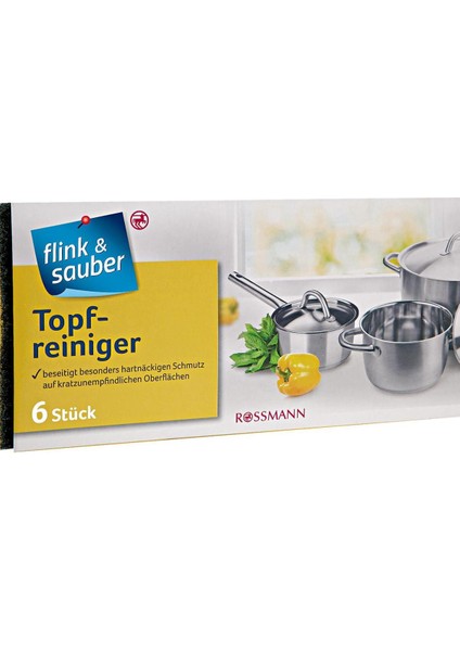 Flink & Sauber Bulaşık Süngeri 6'lı