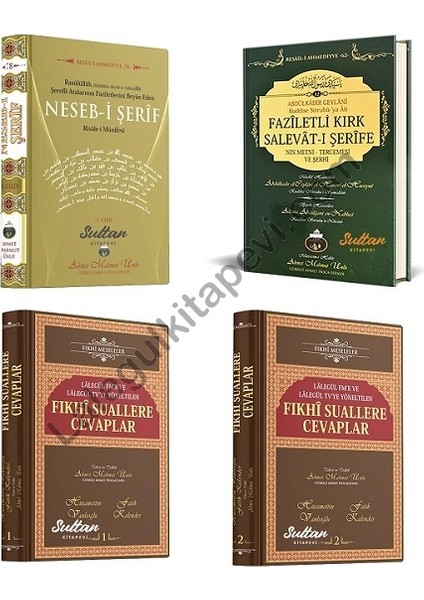Salavat ve Fıkhı Kitaplığı 4 Kitap Set