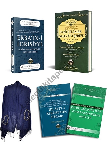 Salavat ve Dua Şal 4 Kitap Set