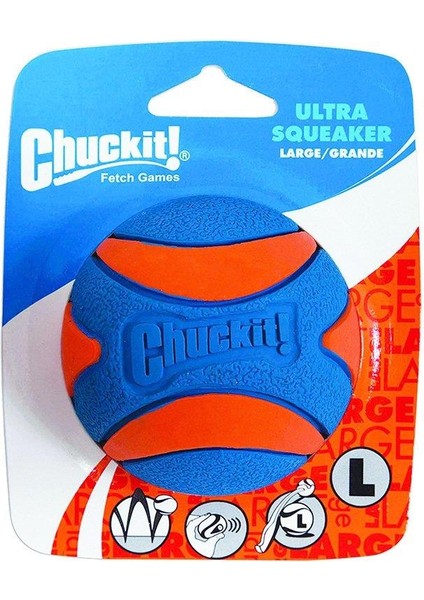 Utra Squeaker Sesli Köpek Oyun Topu Largre 7,5 cm