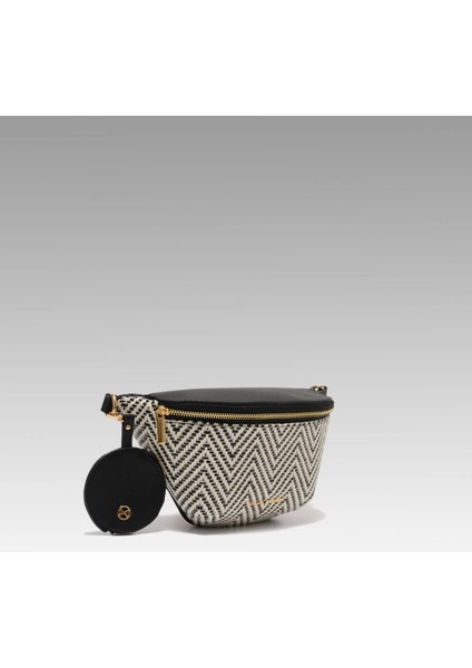 Breeze Çizgili Hasır Bel Çantası fiyatları