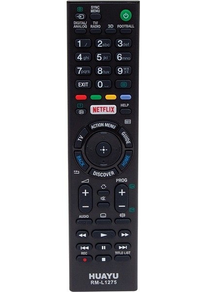Mythe Kl RM-L1275 Sony Netflıx Tuşlu Lcd-Led Tv Kumanda 309N