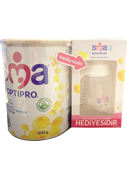 Optıpro 1 - 3 Yaş 800GR Devam Sütü 3 No Biberon