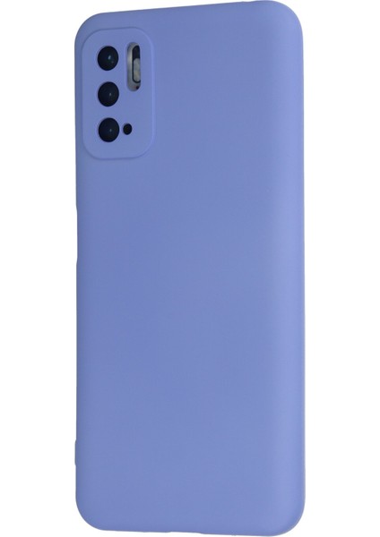 Xiaomi Poco M3 Pro Kılıf Lansman Içi Kadife Nano Silikon - Lila modelleri