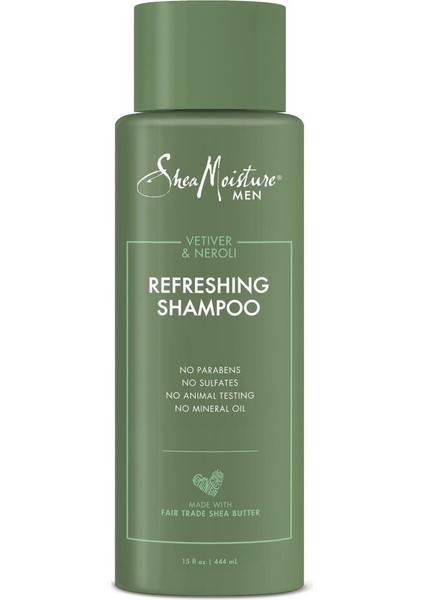 Shea Moisture Men Vetiver ve Neroli Canlandırıcı Şampuan 444ML