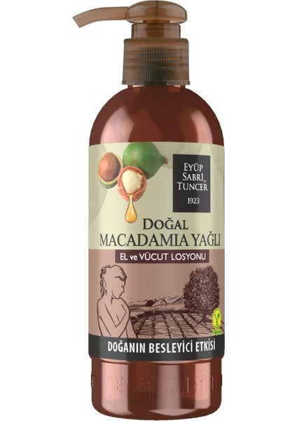 Doğal Macadamia Yağlı El ve Vücut Losyonu 250 ml