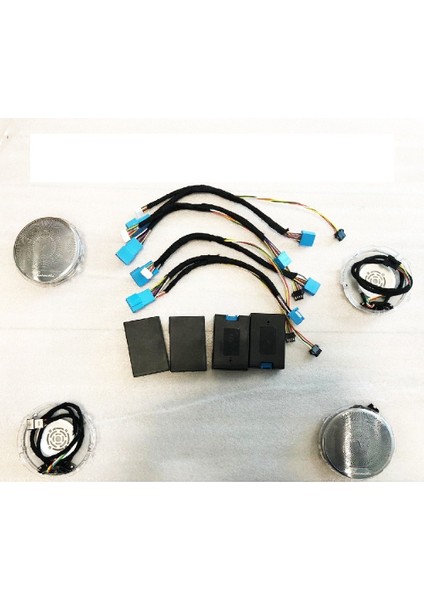 Mercedes w213 ledli kapı hoparlör kapağı set