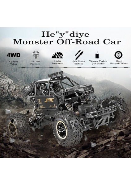 He"y"diye Monster Off-Road Car 1:16