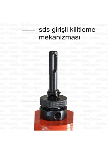 Bi Metal Panç Metal Testere 65 Mm-Sds Kanallı Mandren Girişli Adaptör