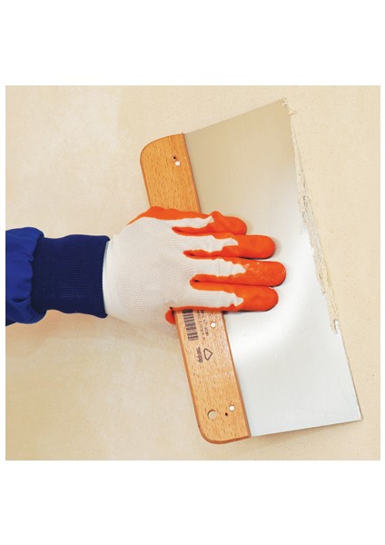 Macun Ispatulası Ahşap Saplı Macun Spatula 17 cm