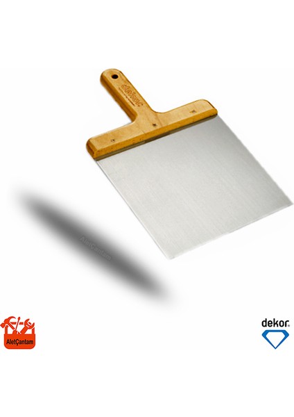 Macun Küreği Ahşap Saplı Kürek 16 cm