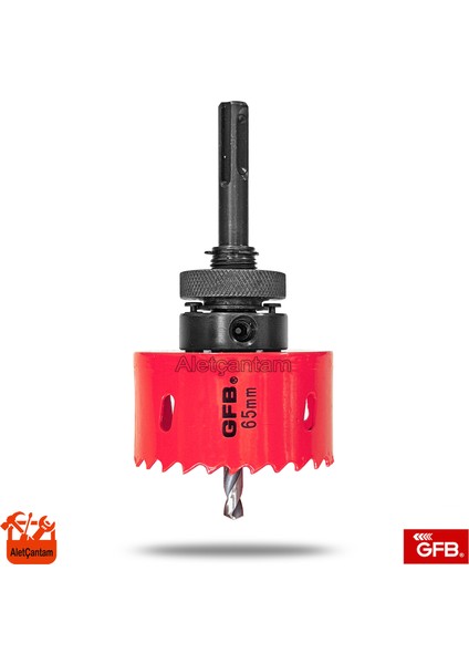 Bi Metal Panç Metal Testere 51 mm + Sds Kanallı Adaptör