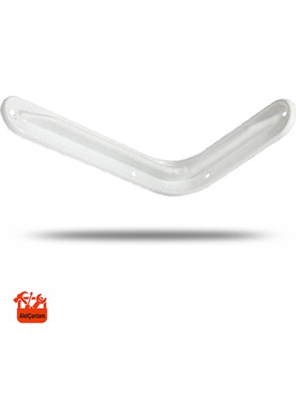 Raf Altı Demiri Dübel ve Vidaları ile Raf Ayağı 2 Adet-24 cm x 29 cm