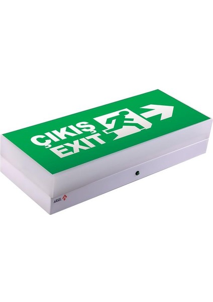 Starlite AE-01113-L Acil Çıkış Yönlendirme Armatürü Kesintide 180 Dak. Yanan 500 Lümen LED