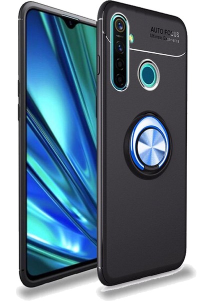 Realme 5 Yüzüklü Power Silikon Kılıf