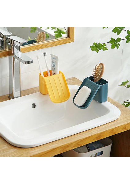 4 Pcs Banyo Duvara Monte Sabun Bulaşık Drenaj Diş Fırçası Depolama Rafı (Yurt Dışından) fırsatları
