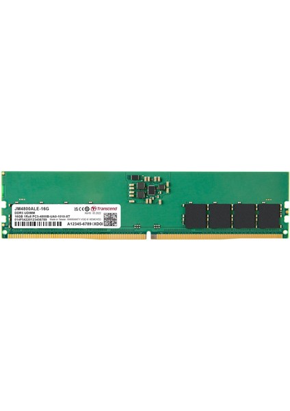 JM4800ALE-16G 16GB Ddr5 4800MHZ CL40 1.1V Masaüstü Ram