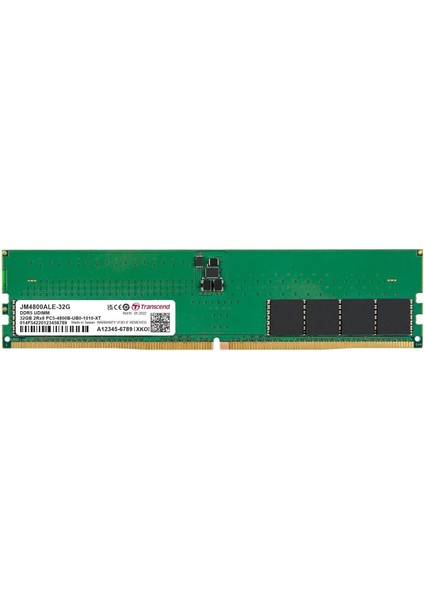 JM4800ALE-32G 32GB Ddr5 4800MHZ CL40 1.1V Masaüstü Ram