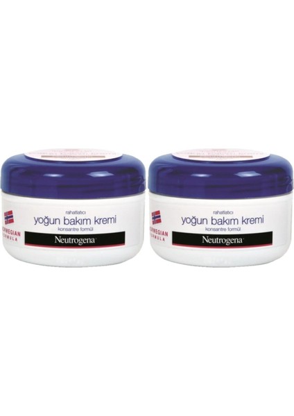 Norveç Rahatlatıcı Yoğun Bakım Kremi 200 ml x 2 Adet Cilt İçin Besleyici Formül