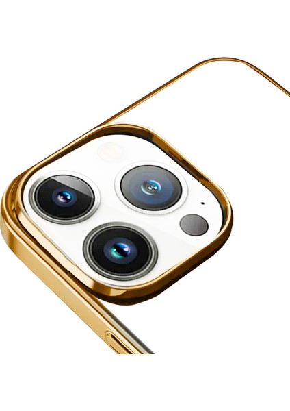 iPhone 12 Pro Max 6.7inç Magsafe Uyumlu Renkli Kenar Silikon Kılıf