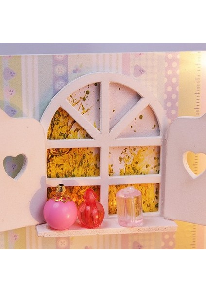 Minyatür Bebek Evi Mobilya ile Diy Ahşap Dollhouse (Yurt Dışından) indirimleri