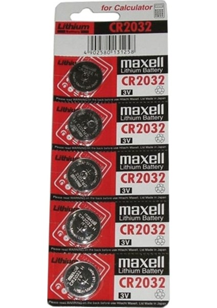 Cr 2032 Maxell Lıthıum Pil Paket