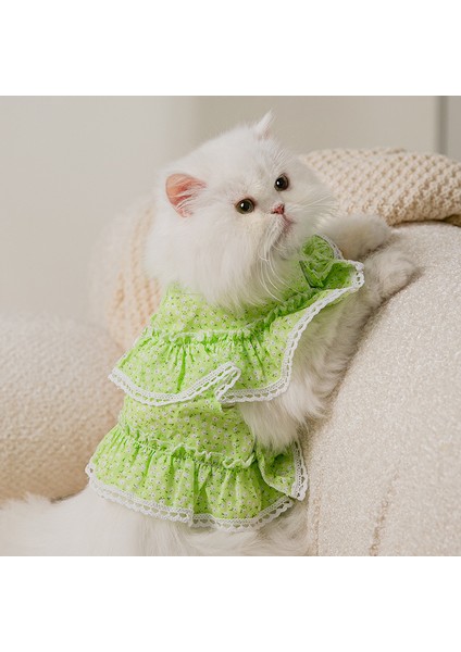 Çiçekli Askılı Kedi Eteği (Yurt Dışından)