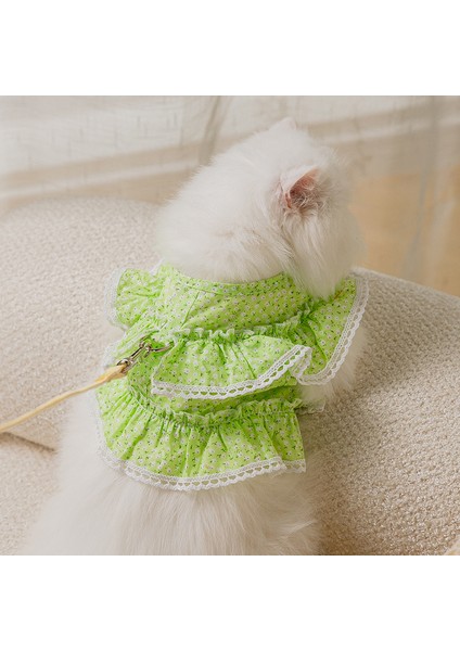 Çiçekli Askılı Kedi Eteği (Yurt Dışından)