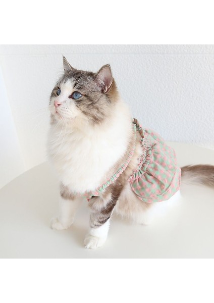 Iki Renkli Ekose Pet Kedi Giysisi (Yurt Dışından) fiyatları