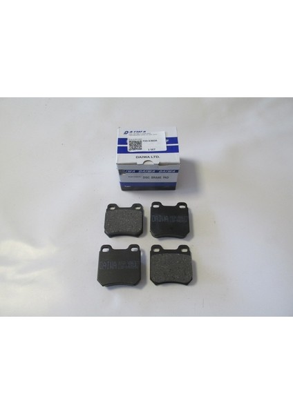 Opel Omega- B- 94/98; Arka Fren Balatası (Kablosuz)(Disk) (61,4X61,2X15) (Bramax)
