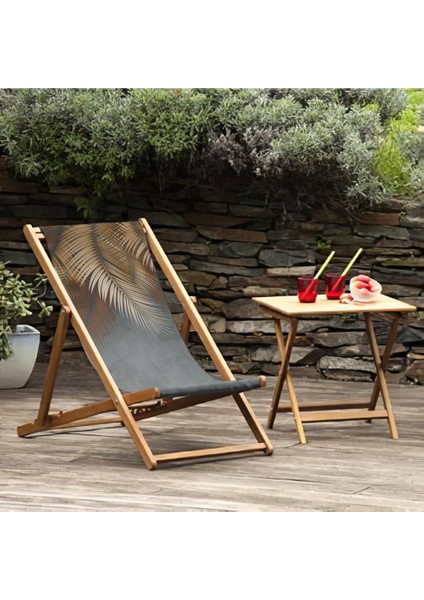 Yeşil Palmiye Yaprak Detaylı Şezlong Fırınlanmış Gürgen Ağacı Süet Kumaş fırsatları