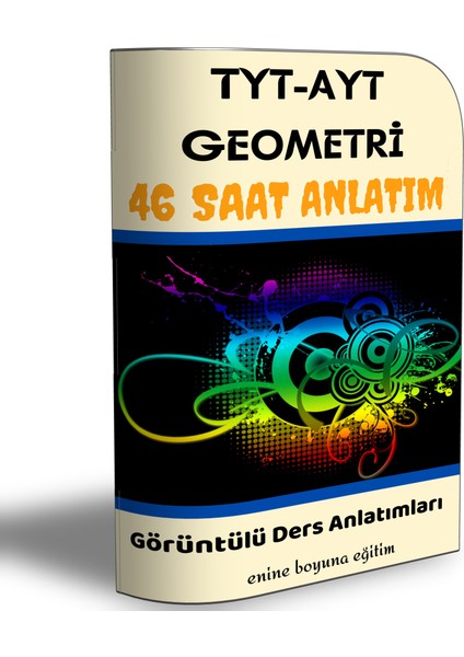 Enine Boyuna Eğitim TYT-AYT Geometri Görüntülü Eğitim Seti (46 Saat Anlatım)