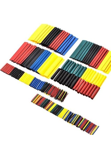 328 Adet Polyolefin Isı Shrink Boru Daralan Makaron Kablo Yalıtım