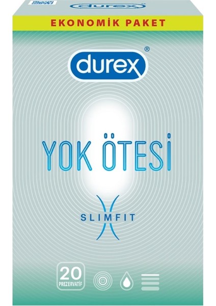 Yok Ötesi Slim Fit Prezervatif 20'li