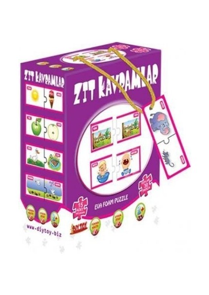 Dıytoy 2945 Dıytoy Zıt Kavramlar Kutulu 2 Li