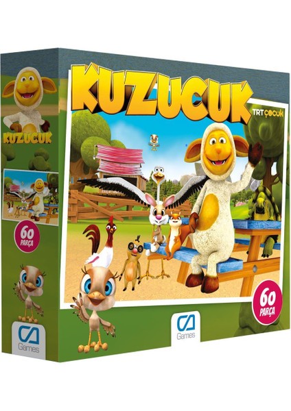 Kuzucuk 60 Parça Puzzle Eğitici ve Öğretici Oyun