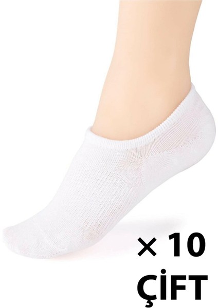 10'lu Beyaz Fileli Sneakers Görünmez Patik Çorap fiyatları