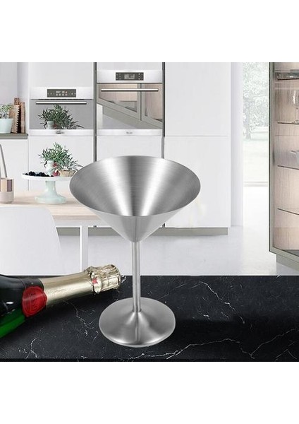 240 ml Paslanmaz Çelik Şarap Cam Bardak (Yurt Dışından)